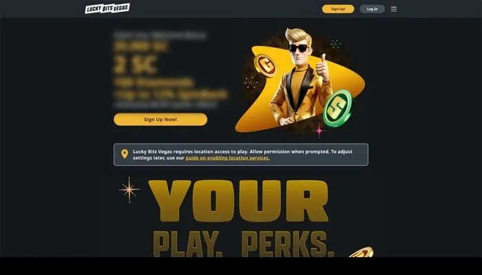 Lucky Bits Vegas Casino Review Header