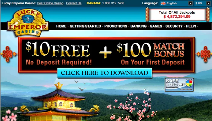 Lucky Emperor Casino Review Header