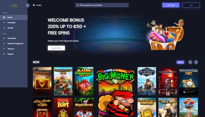 LuckyPokerBet Casino Review Header