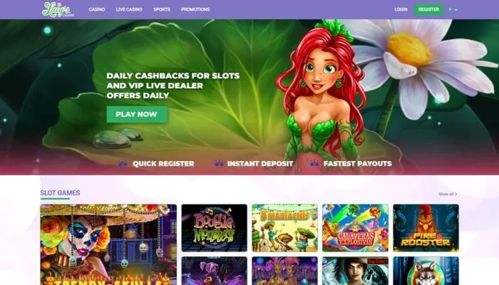 Lucy's Casino Review Header