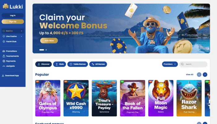 Lukki Casino Review Header
