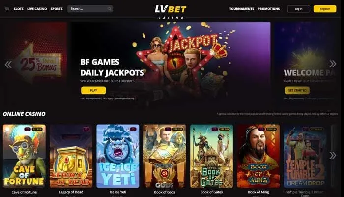LV BET Casino Review Header