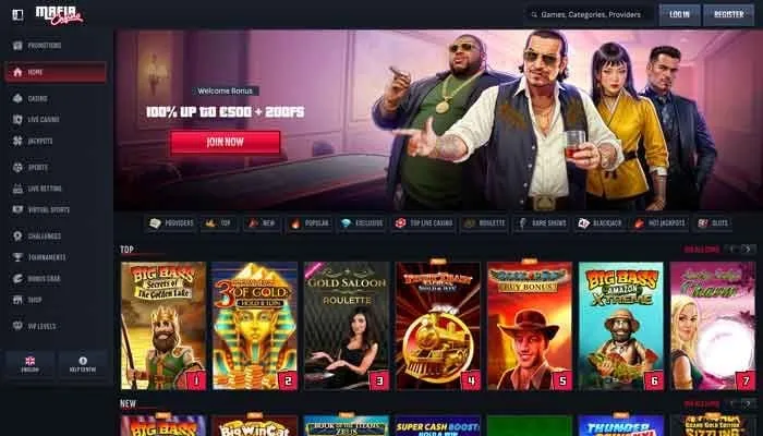 Mafia Casino Review Header
