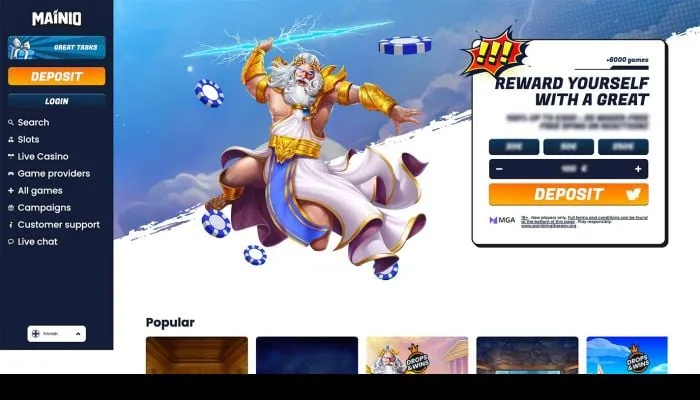 Mainio Casino Review Header