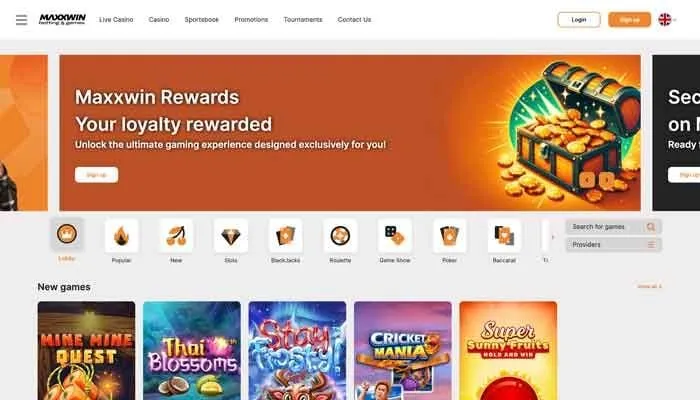 Maxxwin Casino Review Header