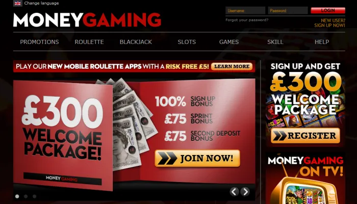 Money Gaming Casino Review Header