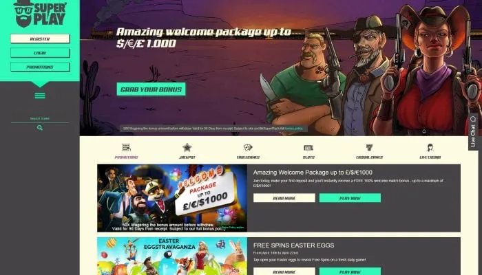 Mr SuperPlay Casino Review Header