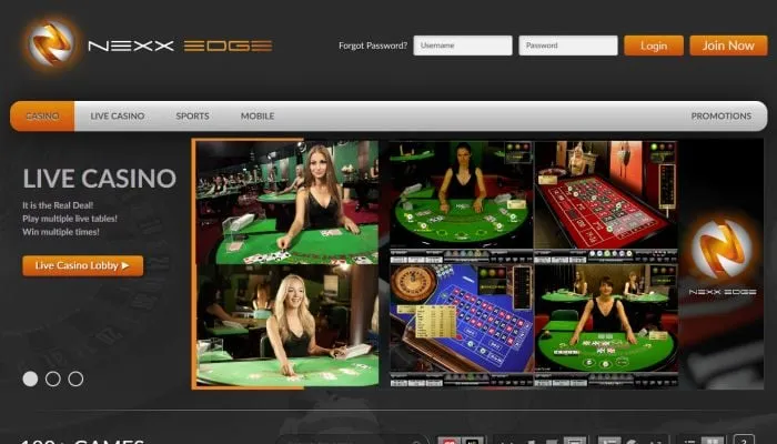 Nexx Edge Casino Review Header