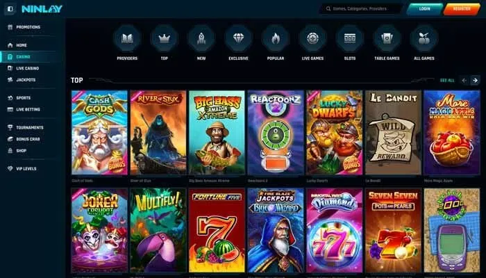 Ninlay Casino Review Header