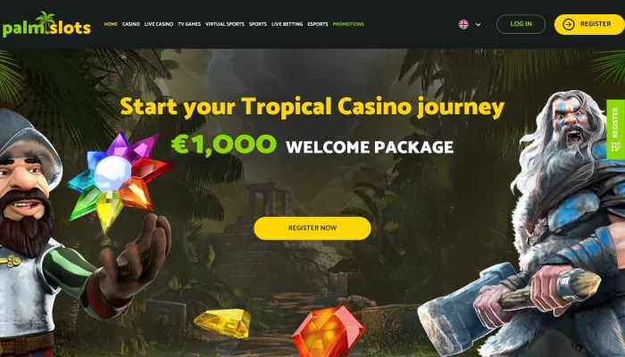 PalmSlots Casino Review Header