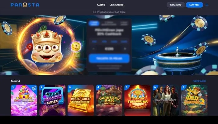 Panosta Casino Review Header