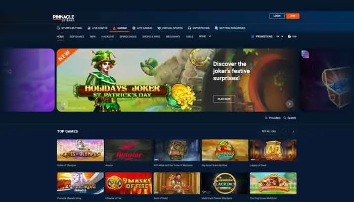Pinnacle Casino Review Header
