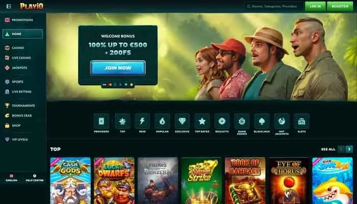 Playio Casino Review Header