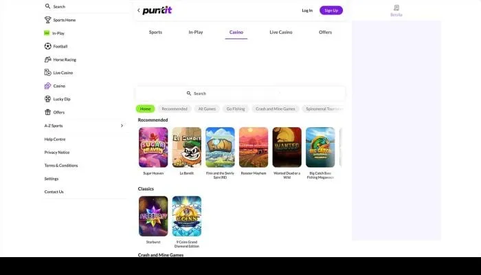 Puntit Casino Review Header
