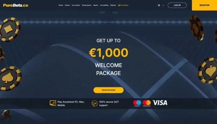 PureBets Casino Review Header
