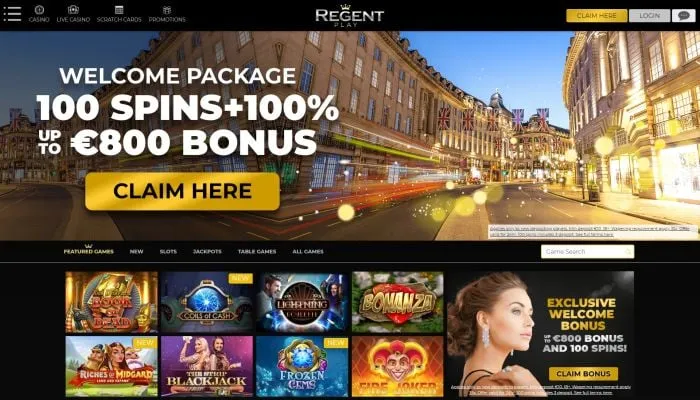 Regent Play Casino Review Header