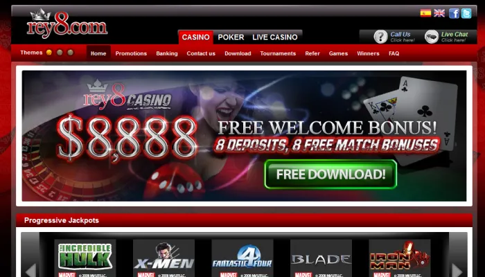 Rey8 Casino Review Header