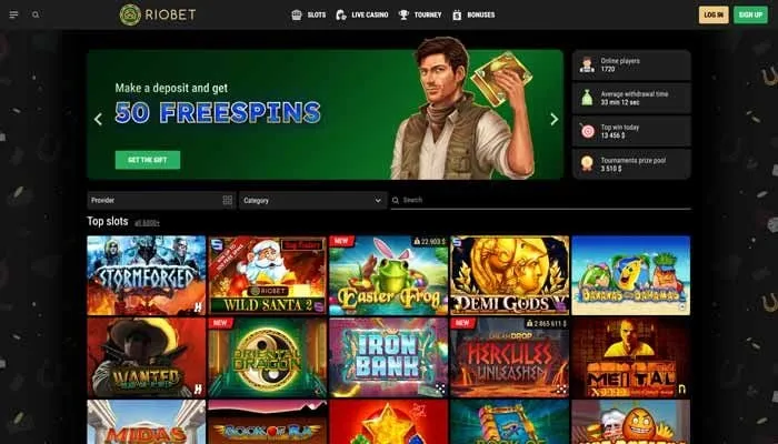 RioBet Casino Review Header