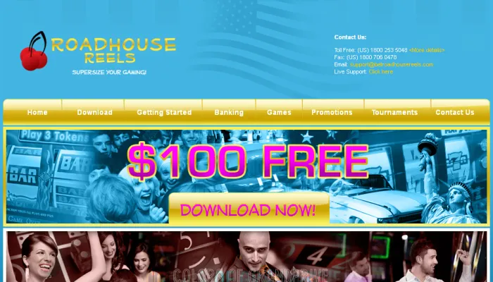 RoadHouse Reels Casino Review Header