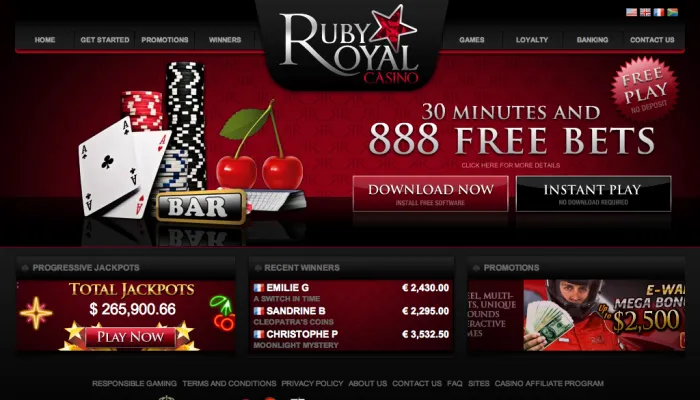 Ruby Royal Casino Review Header