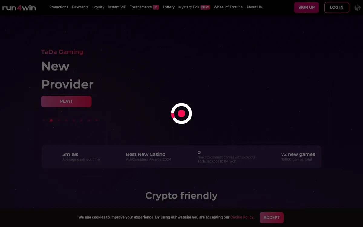 Run4Win Casino Review Header