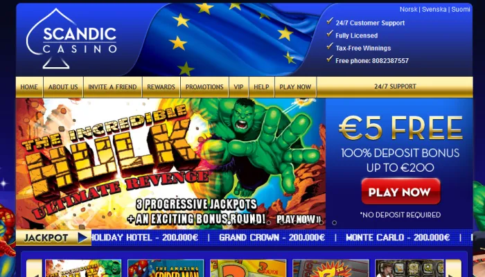 Scandic Casino Review Header