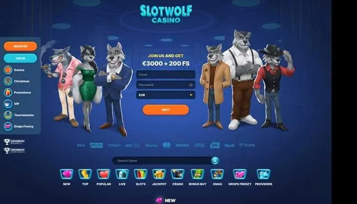 SlotWolf Casino Review Header