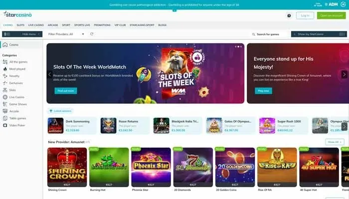StarCasino Review Header