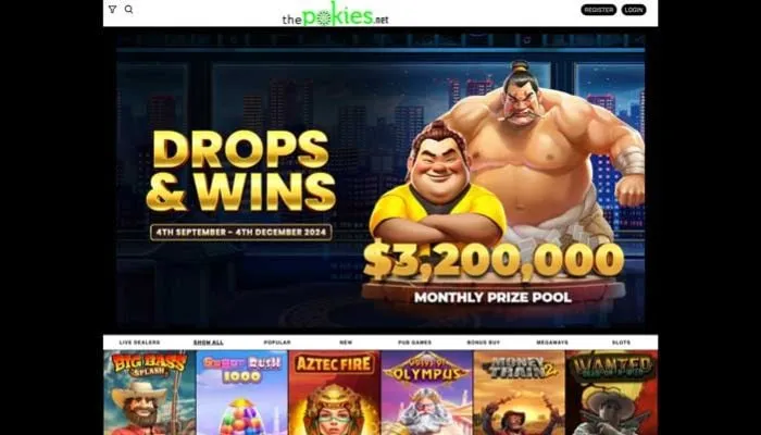The Pokies Net Casino Review Header