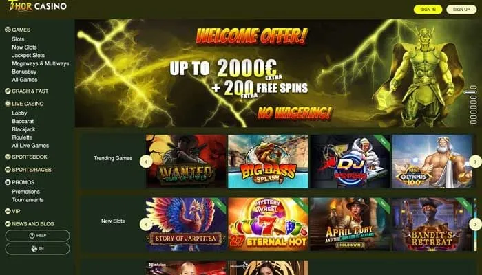Thorcasino Review Header