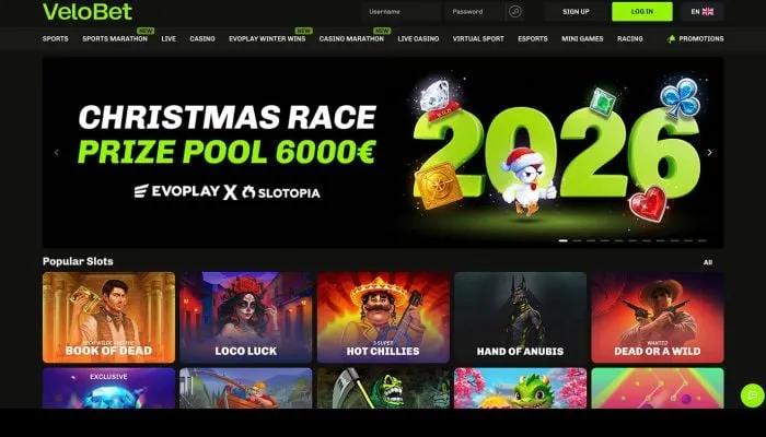 Velobet Casino Review Header