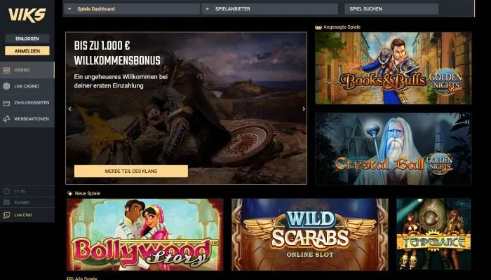 Viks Casino Review Header