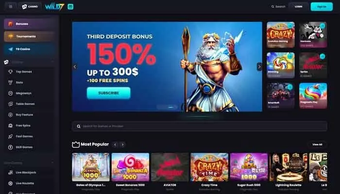 Wild7 Casino Review Header