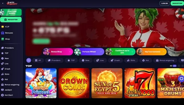 Winberry Casino Review Header